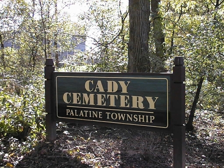 Cady Cemetery Entrance